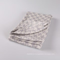 Qualidade superior de caxemira Sentimento Fábrica chinesa de seda Material Cobertos macios Jacquard escovados